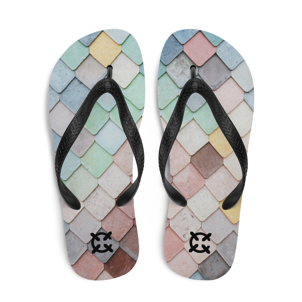 mermaid flip flops