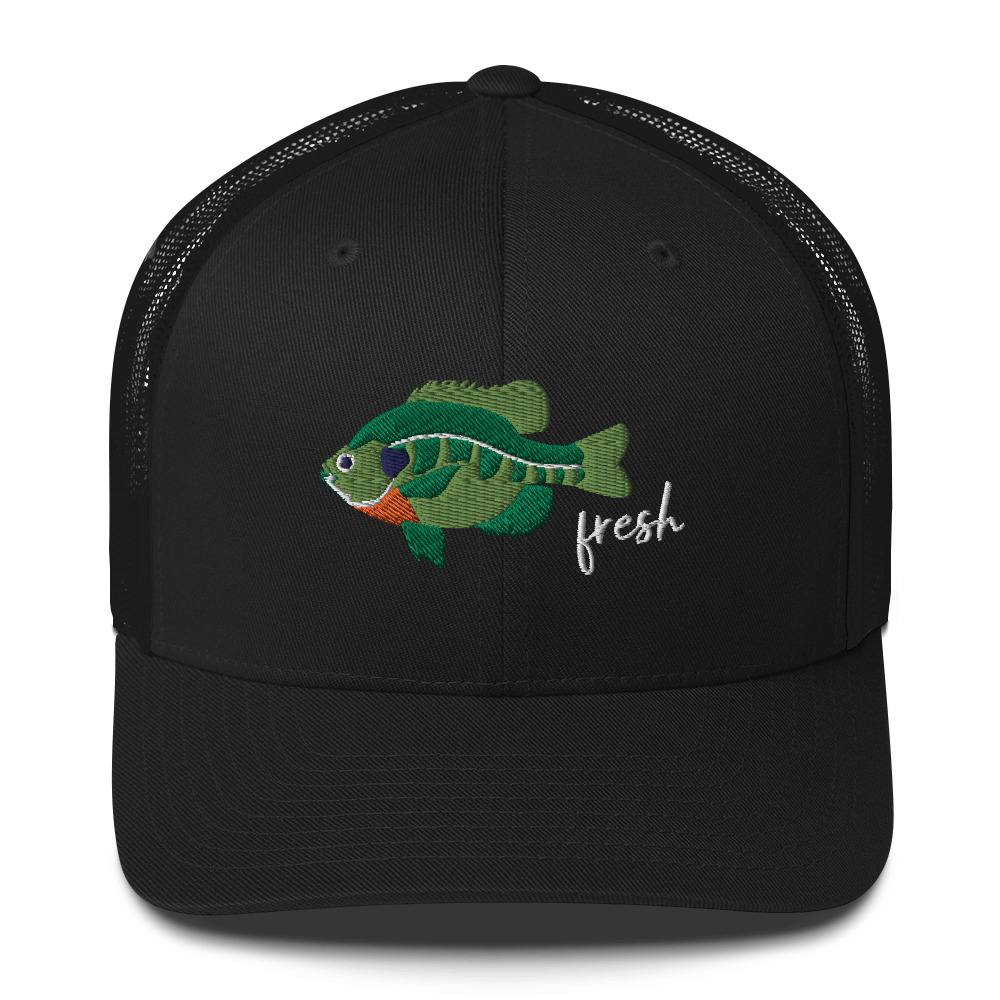 Fresh Bluegill Trucker Cap, Bluegill Fishing Hat, Gift for Fisherman, Fish  Baseball Cap, Fishing Cap - Critical Hat + Clothing Co.