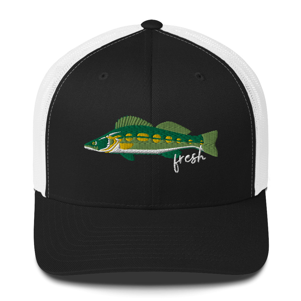 Fresh Walleye Trucker Cap, Walleye Fishing Hat, Gift for Fisherman, Fish  Baseball Cap, Fishing Cap - Critical Hat + Clothing Co.